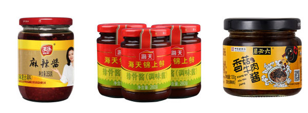 濃醬灌裝機(jī)包裝樣品展示